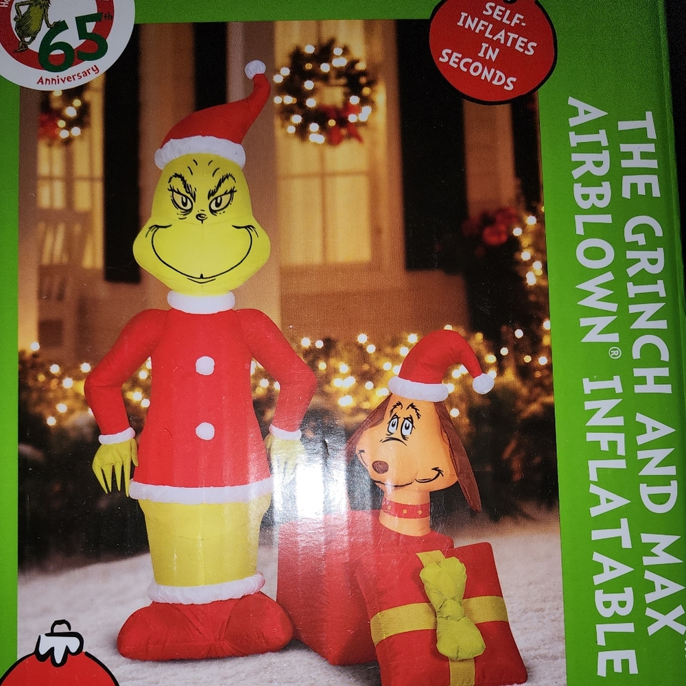 Grinch inflatable